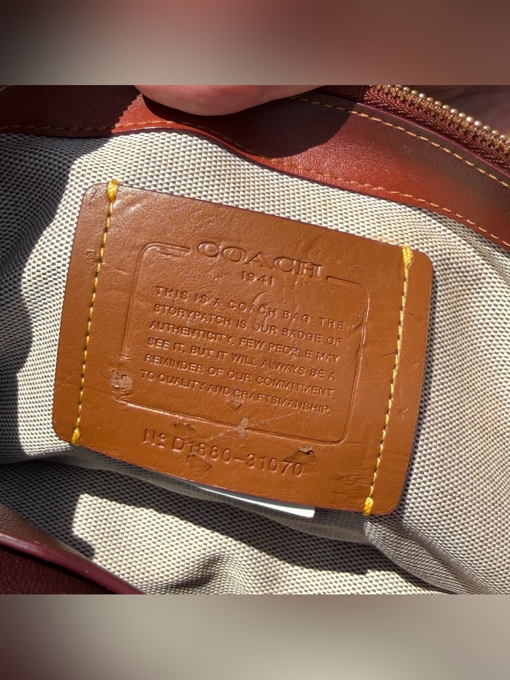 Coach Riley In Signature Canvas With Tea Rose 31070 - Picture 14 of 14